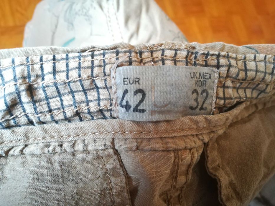 calções/bermudas, tamanho 42, sem defeitos, praticamente novos, homem64409331662083122