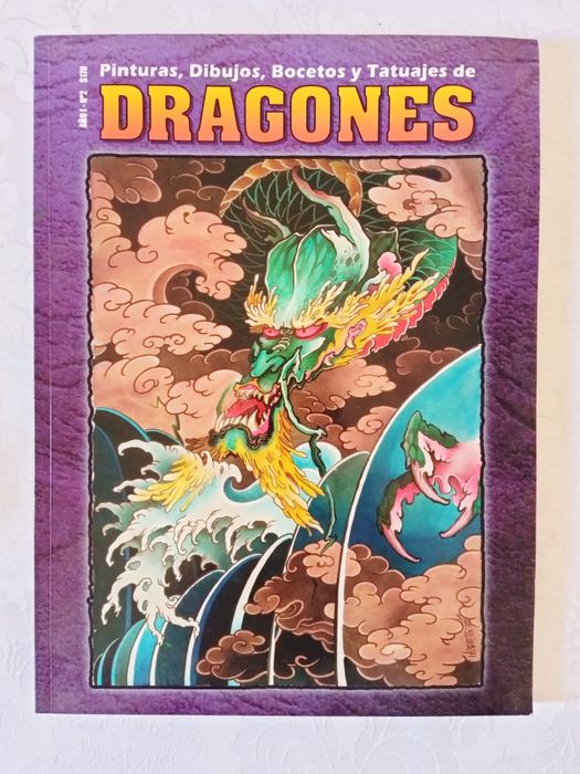 Livro de tattoo / tatuagem - Dragões- tatuagens, desenhos e pinturas