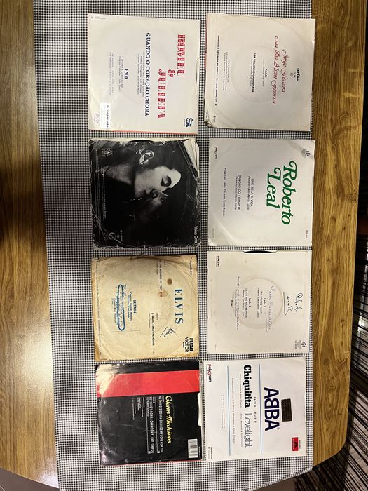 Cds música varia e discos vinil singles vários cantores
