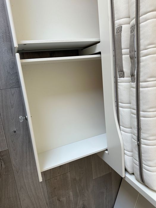 Łóżko Ikea z materacami, Hemnes leżanka ikea łóżko rozkładane
