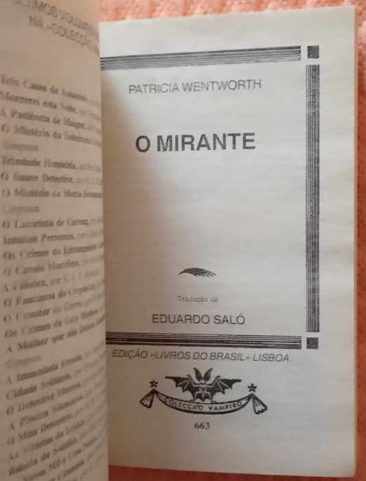 O mirante, Patricia Wentworth