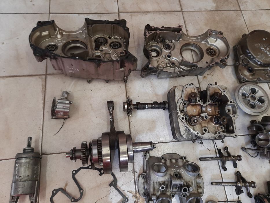 Honda dominator 650 nx silnik części wał iskrownik magneto kartery