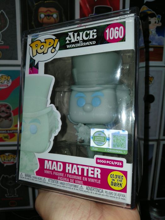 Funko Pop Alice in Wonderland Mad Hatter Glow Limited Edition Ultra 5000 Pcs