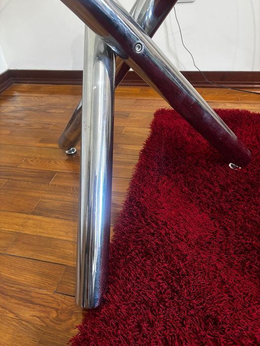 Mesa de vidro sala redonda