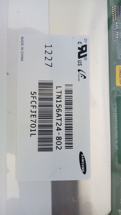 Ecrã para portátil Samsung 15.6 modelo LTN156AT24-802