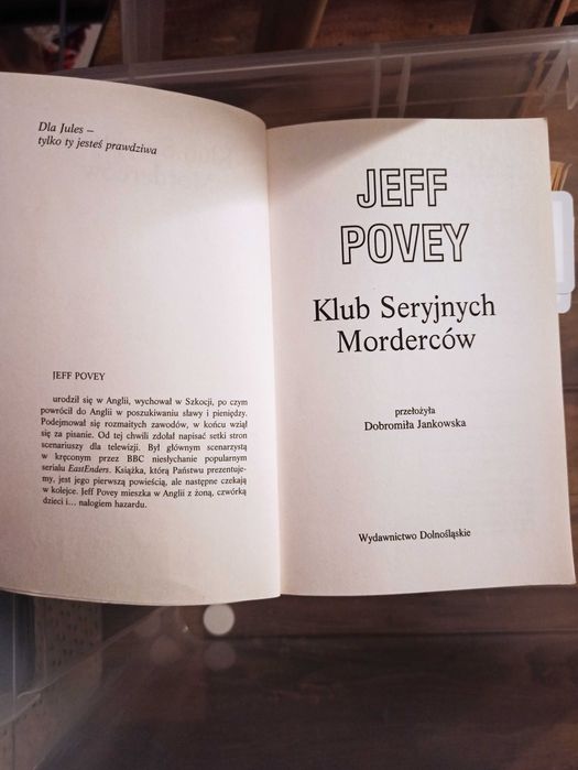 Książka pt. Klub Seryjnych Morderców