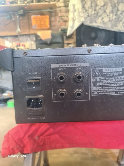 power mixer uszkodzony