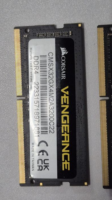 Corsair Vengenance DDR4 do laptopa 3200 C22 32GB pamięci