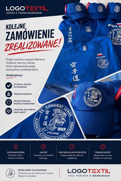 Koszulki Firmowe z Logo – Trwały Nadruk i Szybka Realizacja
