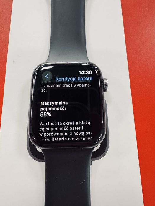 Apple Watch Series 4 Space Gray 44mm bateria 88% + dodatkowy pasek