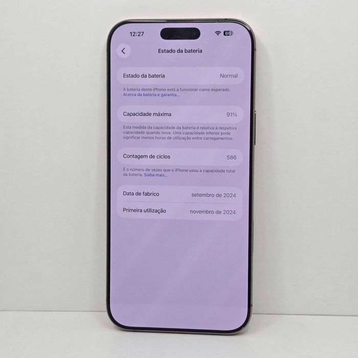 iPhone 16 Pro Max 256GB – Como Novo | Garantia | Financiamento
