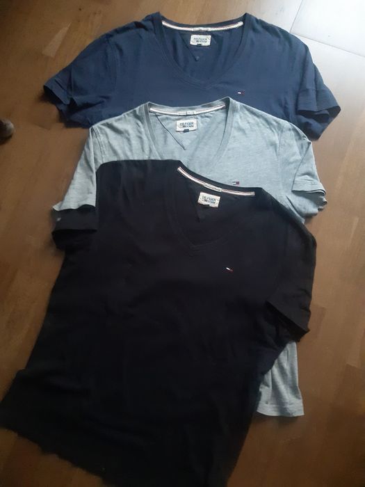 T-shirt męski TOMMY HILFIGER DENIM. (3 sztuki.)