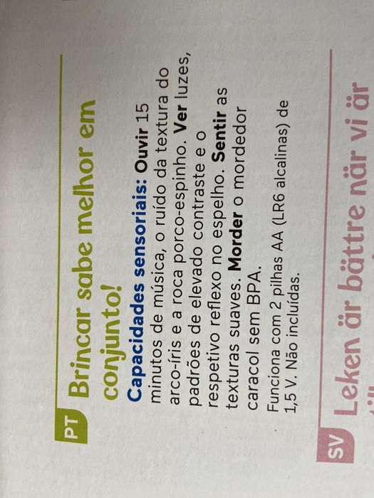 Ginasio de atividades bebe