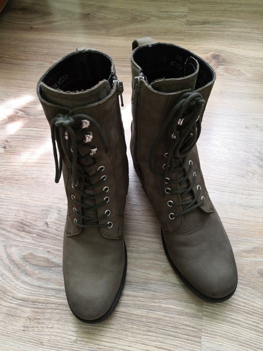 Кожаные ботинки бренда Varese, размер 39, стелька 25