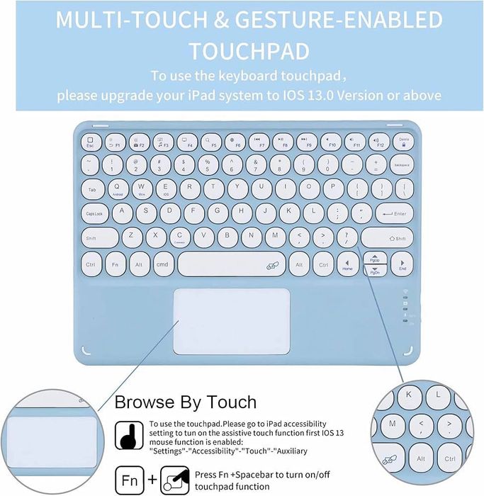Touchpad Klawiatura Etui dla iPad Pro 11, air4/air5
