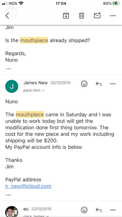 Bocal trombone baixo Jeff Reynolds JR (silver)