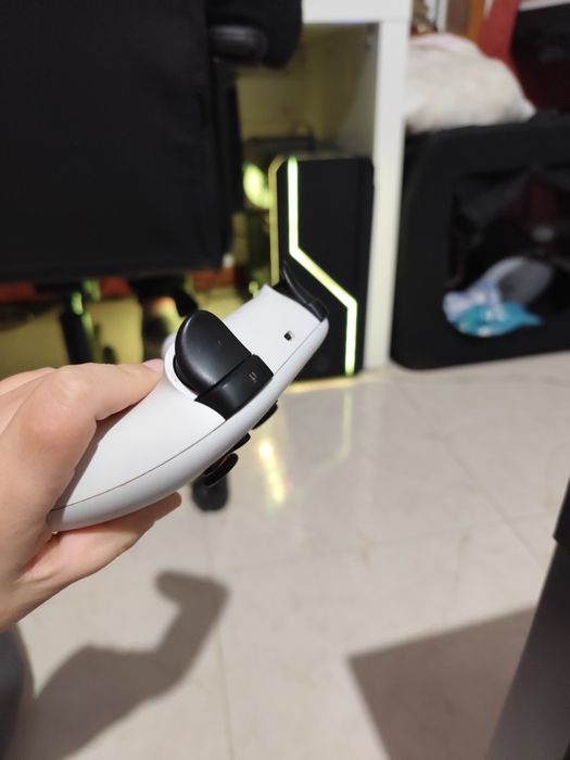 Controle sem fio Bluetooth PC branco, Google Stadia