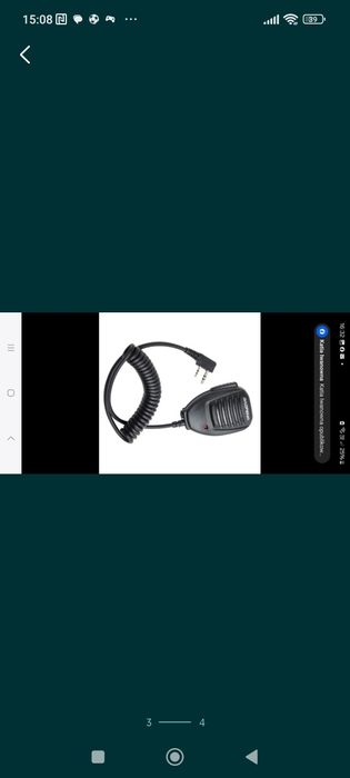 Mikrofon przekonany do krótkofalówki Baofeng