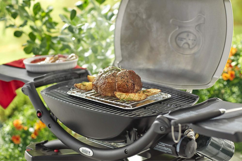 Підставка для запікання+ відсікач жару для грилей Weber Q1000