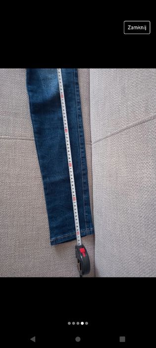 Spodnie jeans w gumkę M