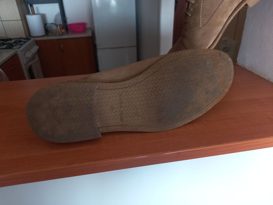 Półbuty skórzane męskie Zara r41