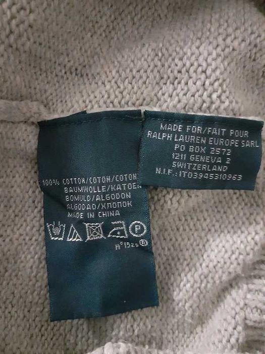 Polo Ralph Lauren sweter męski szalowy kołnierz-XXL