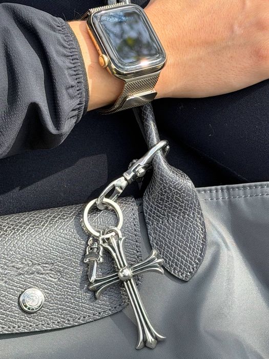 Аксесуар chrome hearts/Chrome Hearts Silver Keyring/срібний крест CHROME Hearts