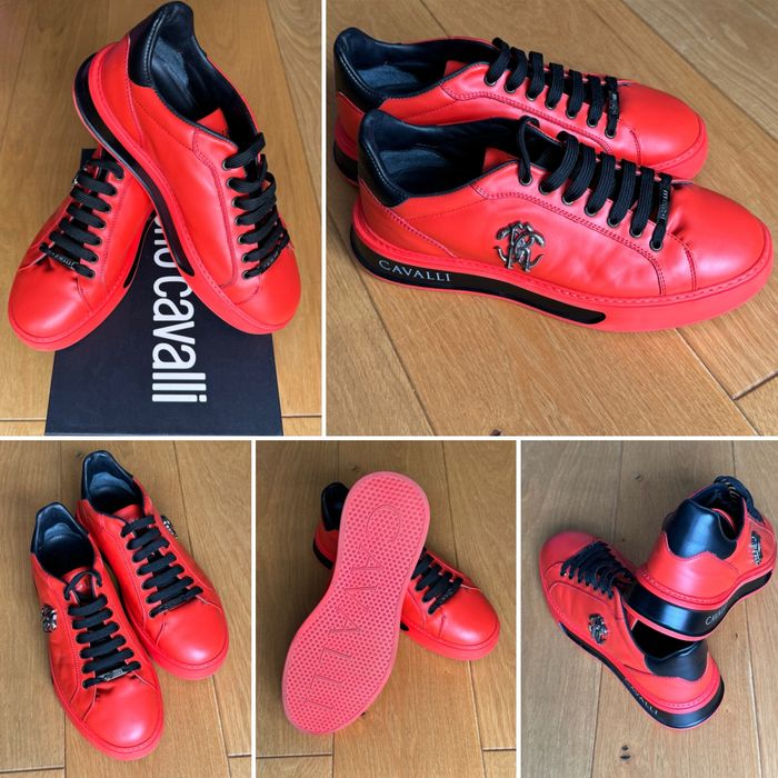 ROBERTO CAVALLI luksusowe włoskie buty SNAKE rozm.43,