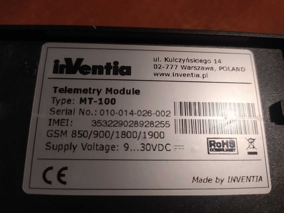 Moduł telemetryczny Inventia MT-100