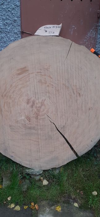 Plaster dębowy stolik