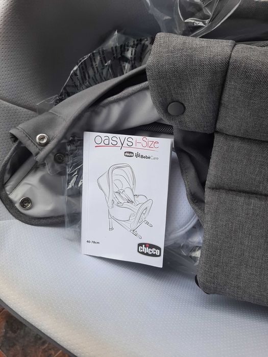 Conjunto Carrinho Trio Style Go Up Crossover Cool Grey + IsoFix