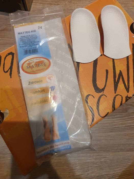 Wkladki do butow dla dziecka rozm.24
