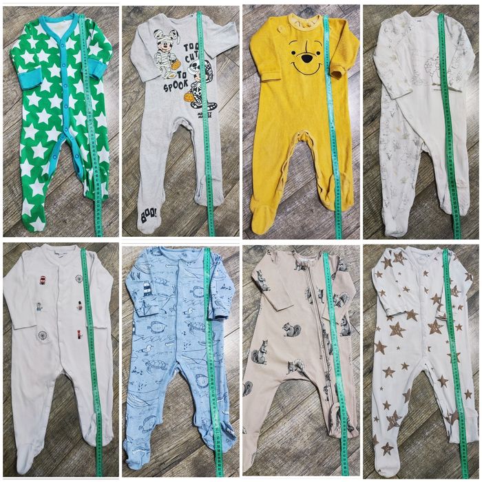 Чоловічки, сліпи M&S, F&F, Next, TU, р. 3-24міс., 62-92