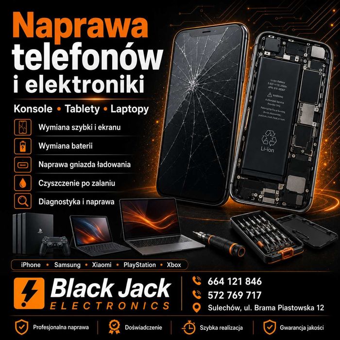 Serwis elektroniki Sulechów – telefony laptopy konsole