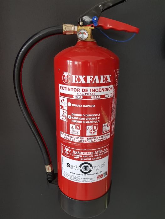 Extintor de pó químico 6kg