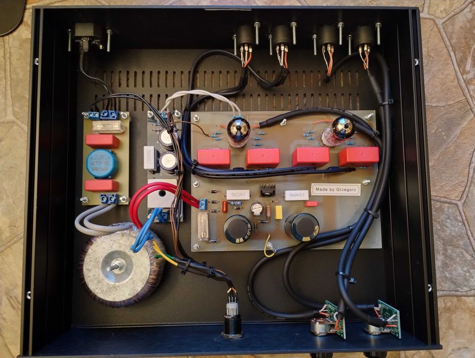 Lampowy Zbalansowany Preamp Bufor w klasie A wej. / wyj . XLR. Manufaktura