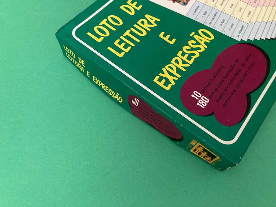 Raro Loto de Leitura e Expressão Escola Primária Anos 80