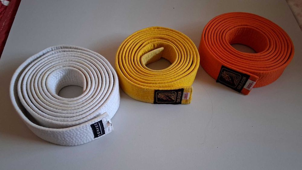 Cintos para Artes Marciais / Martial Arts Belts - DRAGON e DOMYOS