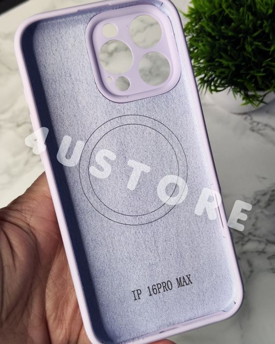 Чехол Silicone Case Magsafe на iPhone 16 Pro Max чохол софттач силікон