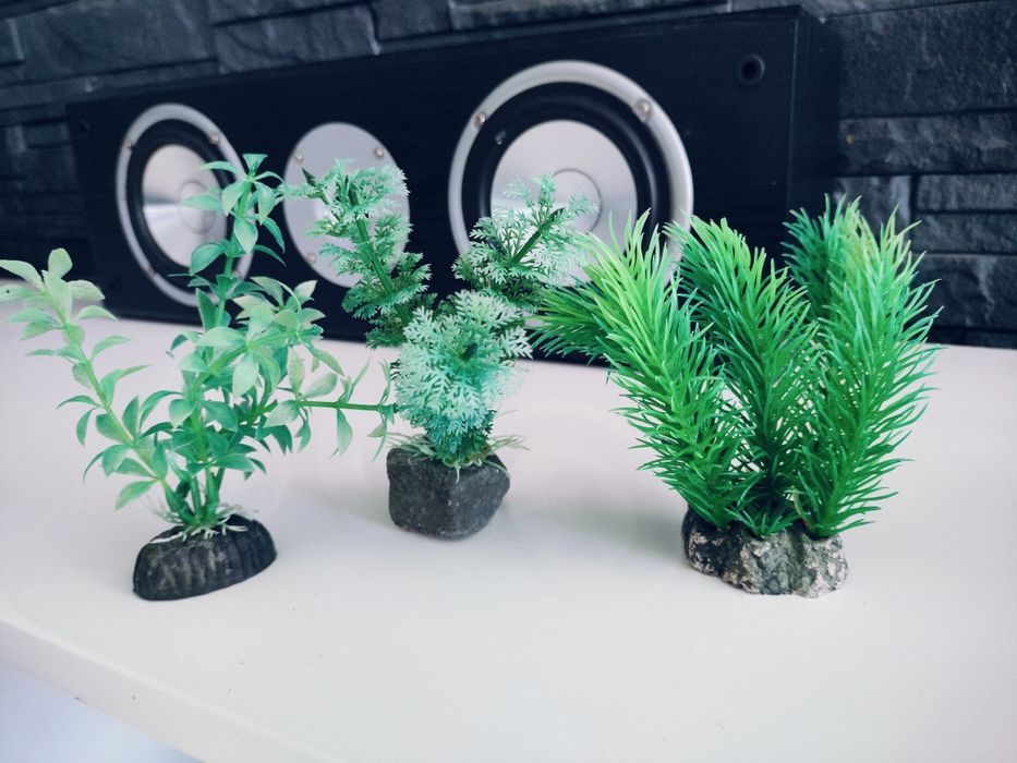 Sztuczne ozdoby do akwarium roślinki rosliny