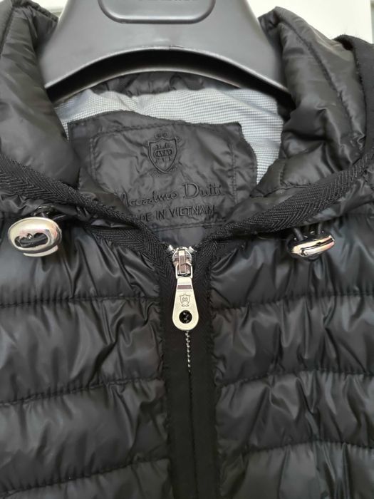 Kurtka Massimo Dutti czarna pikowana jak nowa