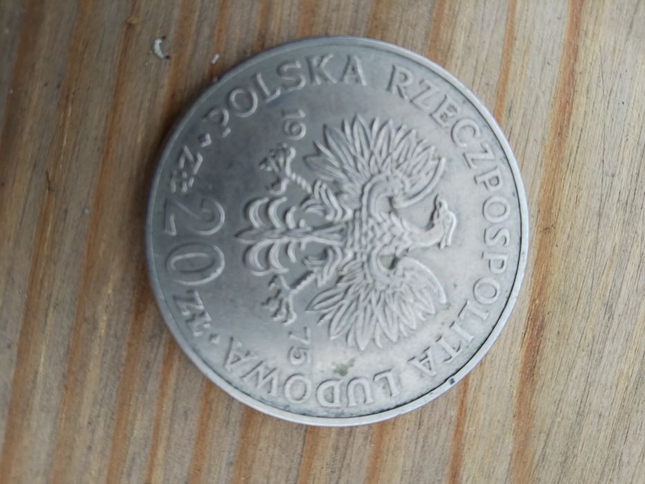 Monety 20 zł 1975 i1976 r Marceli Nowotko B.z.m.