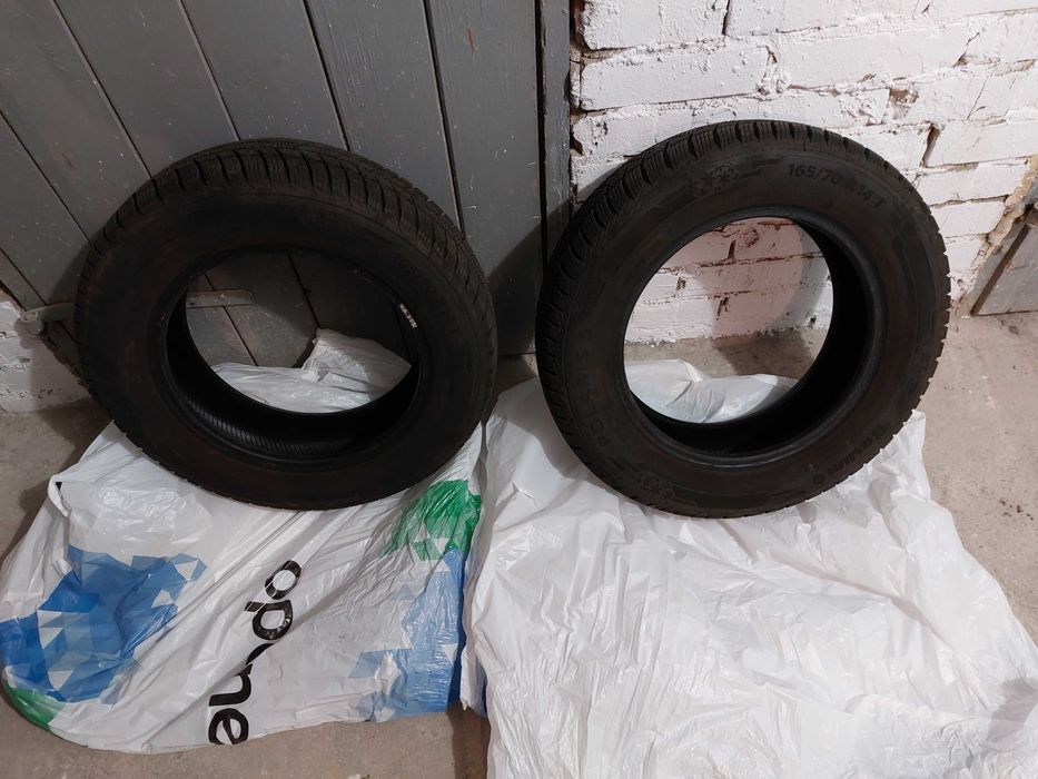 2 x Opony zimowe POLARIS 14 cali 2024 + 2 x quartaris VW POLO