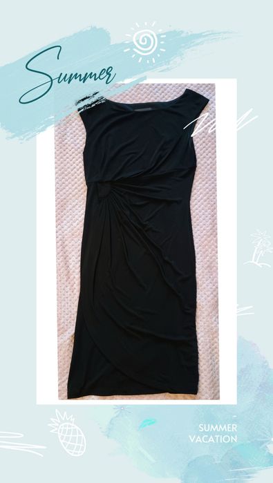 Piękna czarna sukienka marki Connected apparel