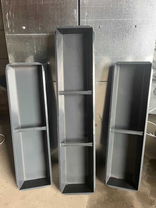 Koryto karmidło korytko dla zwierząt metalowe / 100 lub 125cm / NOWE