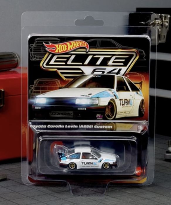 Hot Wheels Elite 64 Toyota Corolla Levin (AE86) Custom