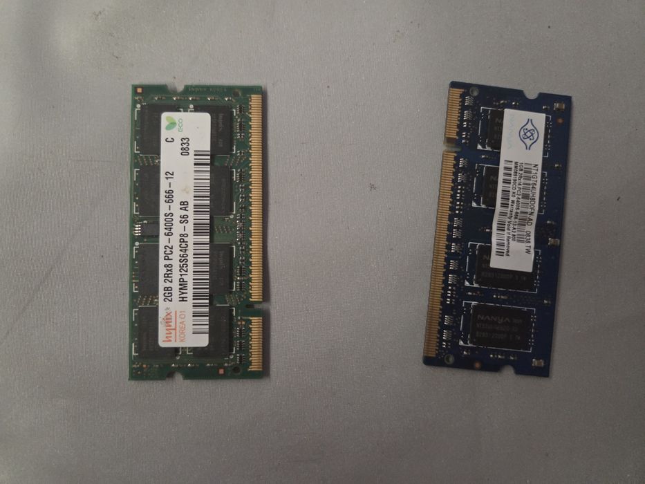 Sprzedam Pamięć Ram DDR2 2+ 1GB  do laptopa DELL INSPIRON 1545