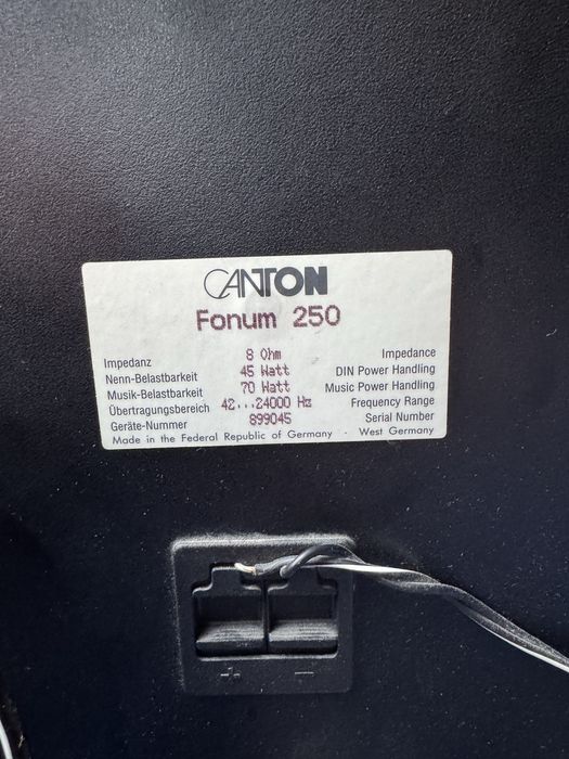 Kolumny Canton Fonum 250