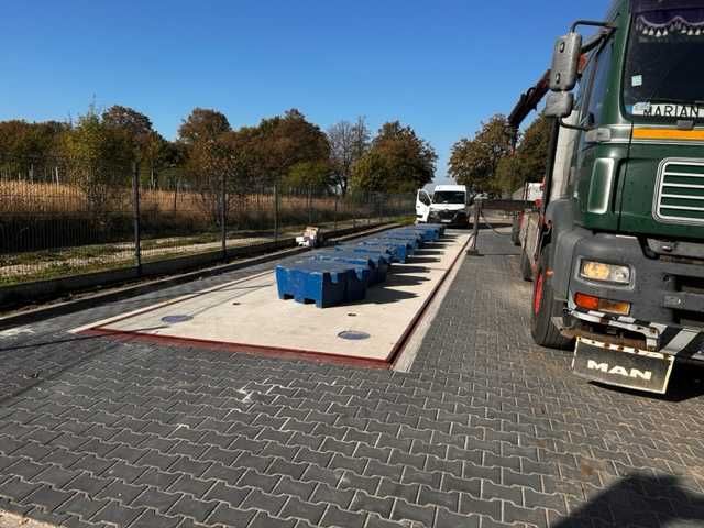 Waga samochodowa 60 ton zagłębiona , równo z podłożem