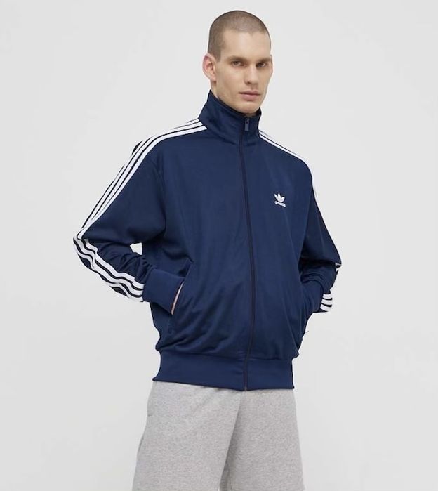 Спортивна кофта олімпійка зіпка Adidas оригінал XL-XXL